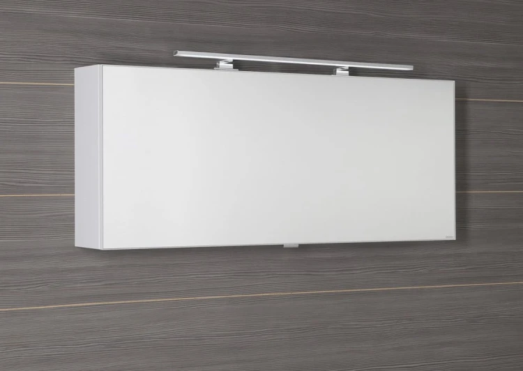 CLOE szafka z lustrem z oświetleniem LED, 120x50x18cm, biała #3