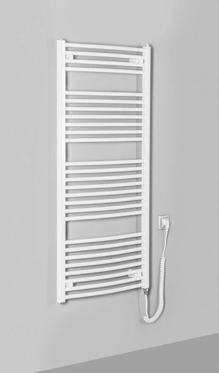 ORBIT-E grzejnik elektryczny, obły, 600x1320 mm, 600 W, biały #2