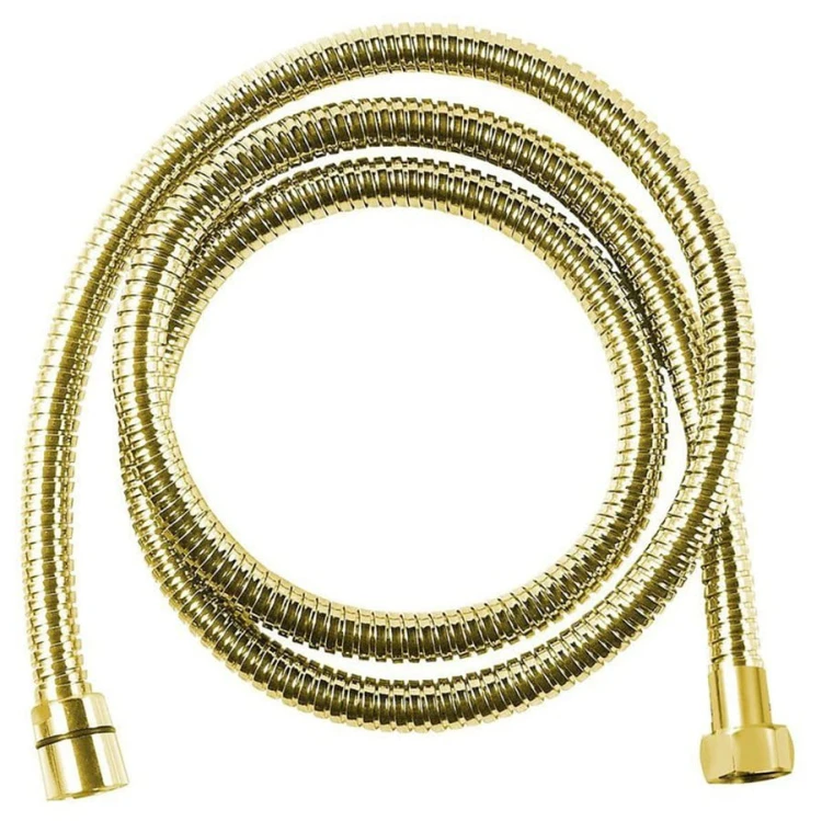 POWERFLEX wąż prysznicowy metalowy, 175 cm, złoto