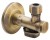 Zawór kątowy 1/2"x 3/8", brąz