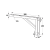 Rysunek techniczny - Wspornik 305x160x32mm, stal ocynkowana, 1 szt