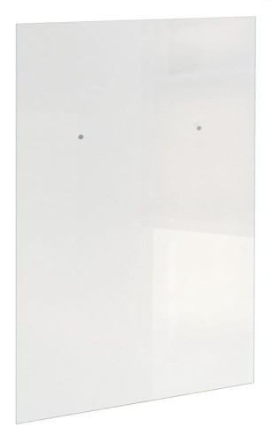 ARCHITEX hartowane szkło czyste, 1105x1997x8mm, z otworami na wieszak na ręczniki