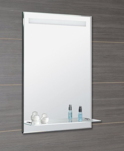 Lustro z oświetleniem LED i półką 60x80cm, wyłącznik #2