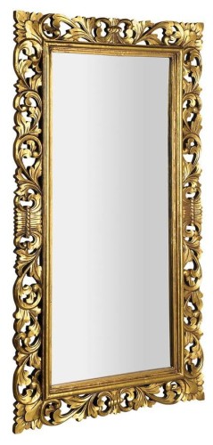 SCULE Lustro w ramie, 80x150cm, złoty