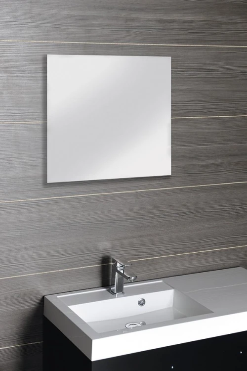 SECA lustro ze ściętą krawędzią 80x80cm, CU free #2