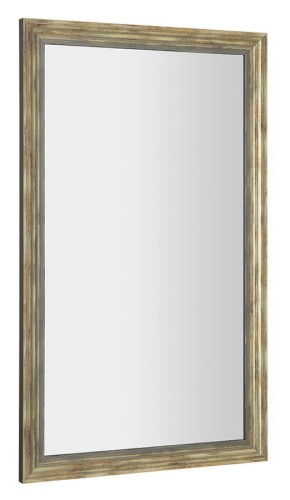 DEGAS lustro w drewnianej ramie 71,6x121,6cm, czarny/antyczne złoto