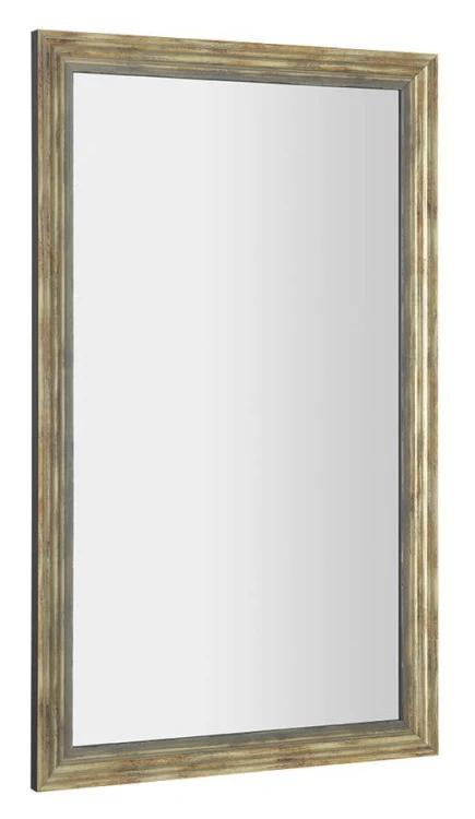 DEGAS lustro w drewnianej ramie 71,6x121,6cm, czarny/antyczne złoto