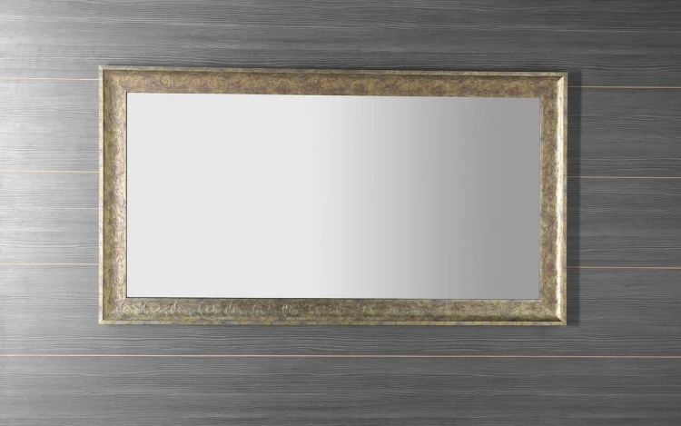 MANTILA lustro w drewnianej ramie 86x156cm, antyczny #3