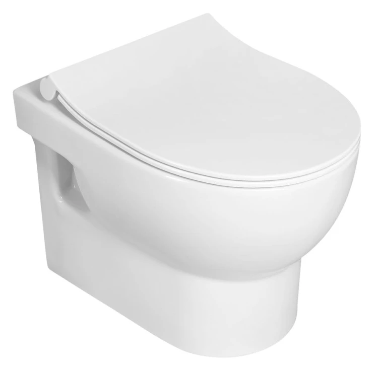 ABSOLUTE WC miska zawieszana, Rimless, 35x50cm, biała #4