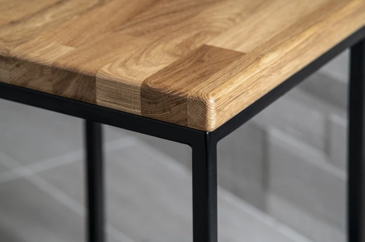 SKA taboret 30x41x30cm (SKA401), czarny mat/dąb #3