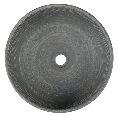 PRIORI umywalka ceramiczna nablatowa Ø 41 cm, szary ze wzorem #2