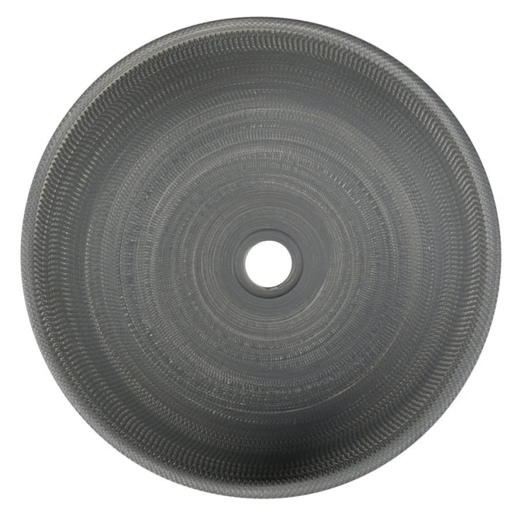 PRIORI umywalka ceramiczna nablatowa Ø 41 cm, szary ze wzorem #2