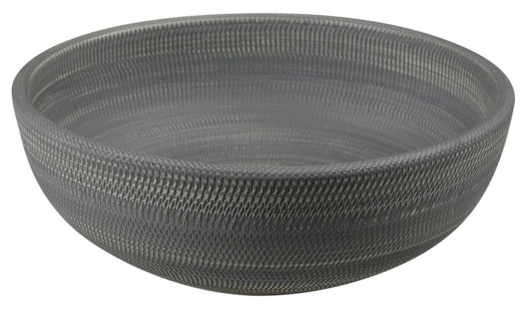 PRIORI umywalka ceramiczna nablatowa Ø 41 cm, szary ze wzorem #3