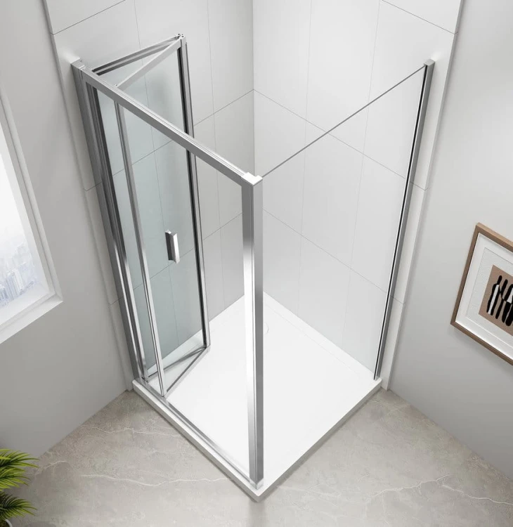 EASY kabina prysznicowa 700x900mm, drzwi składane,lewa/prawa, czyste szkło #2