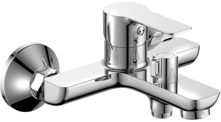 BARON bateria wannowa ścienna, rozstaw 150mm, chrom