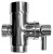 Przełącznik kolumny prysznicowej F3/4"-M1/2 »xM3/4«, chrom