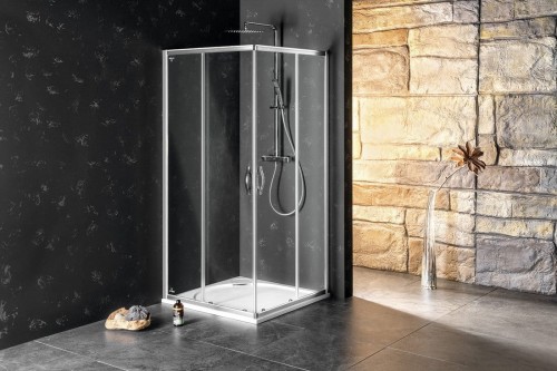SIGMA SIMPLY kabina prysznicowa 800x800 mm, wejście z rogu, szkło czyste #2