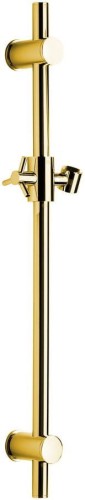 Drążek prysznicowy, przesuwny, okrągły, 700mm, złoto