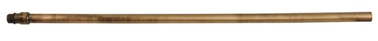 Łącznik, rurka z gwintem 10mm-M10x1, 30 cm, brąz