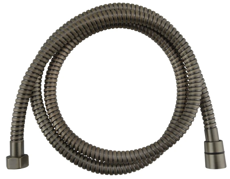 POWERFLEX wąż prysznicowy metalowy, 150cm, ciemny brąz