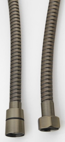 POWERFLEX wąż prysznicowy metalowy, 150cm, ciemny brąz #2