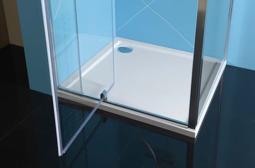 EASY kabina prysznicowa trójścienna 900-1000x700mm, obrotowe drzwi, L/P, szkło czyste #2