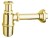 RETRO Syfon umywalkowy 5/4", odpływ 32mm, złoto