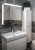 LINEX szafka z lustrem,oświetlenie LED, 80x70x15cm, biała #4