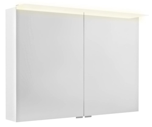 LINEX szafka z lustrem, oświetlenie LED, 100x70x15cm, biała