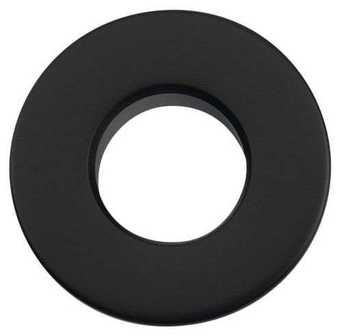 Metalowa maskownica przelewu umywałky, 30mm, czarny mat
