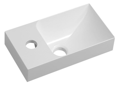 Umywalka kompozytowa SAPHO PICCOLINO 30,8 × 17 cm biała