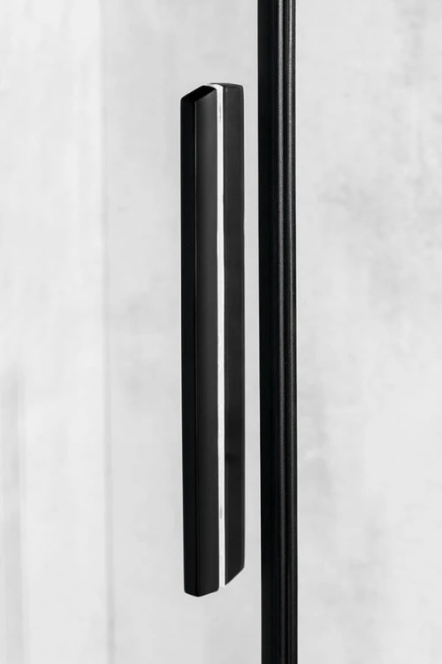 ALTIS BLACK drzwi prysznicowe przesuwne 1370-1410mm, wysokość 2000mm, szkło czyste #3
