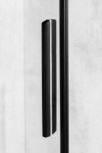 ALTIS BLACK drzwi prysznicowe przesuwne 980-1000mm, wysokość 2000mm, szkło czyste #2