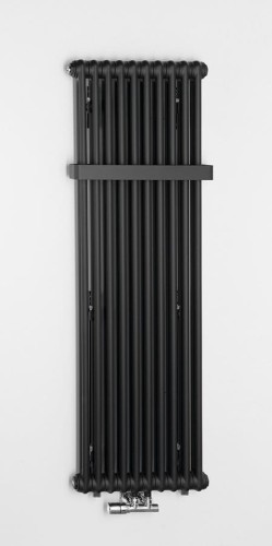 FEDE grzejnik łazienkowy 1500x490mm, 10 segmentów, czarny mat #2