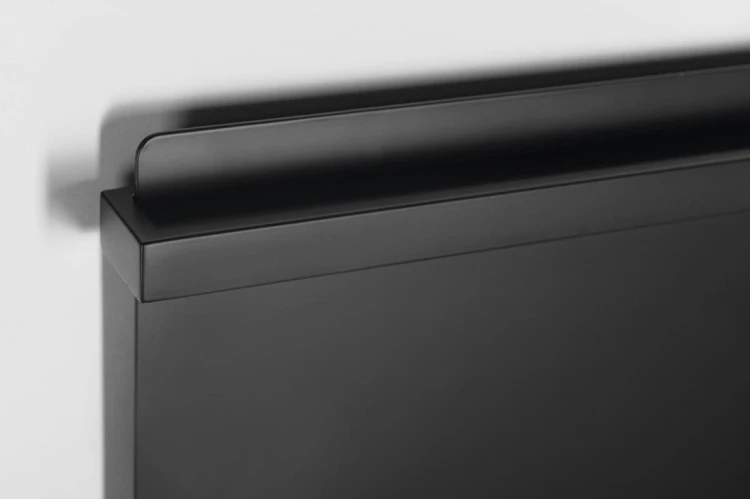 ELMIS elektryczna suszarka na ręczniki 400x800 mm, 120 W, aluminium, czarny mat #4