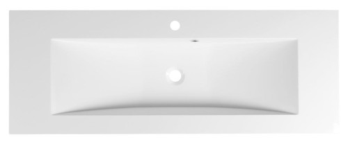YUKON umywalka kompozytowa 120x45cm, biały #2