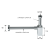 Rysunek techniczny - Syfon umywalkowy 5/4", odpływ 32mm, złoto