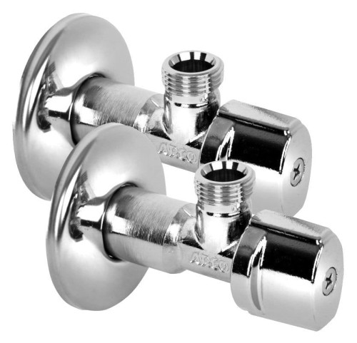 ARCO zawór kątowy A-80 1/2"x 3/8" , anticalc, chrom, para