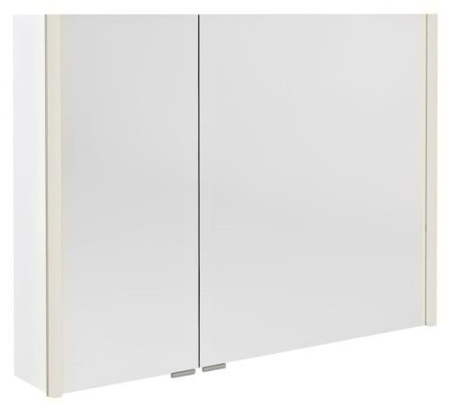 ALIX szafka z lustrem, oświetlenie LED 96x70x17,5cm, biała