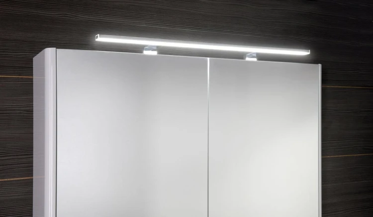 LUCIE szafka z lustrem z oświetleniem LED, 106x70x17cm, biała #5