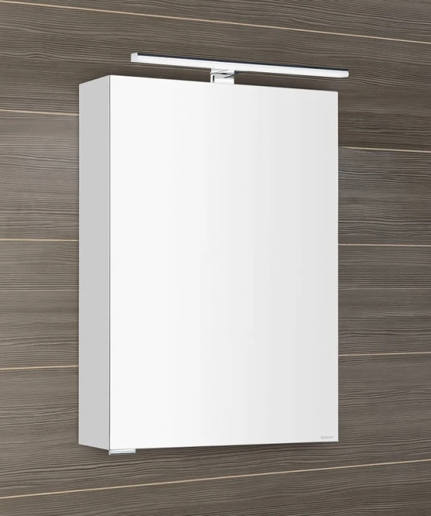 MIRRÓ szafka z lustrem, oświetlenie LED, 50x70x16cm, lewa/prawa, biała #2
