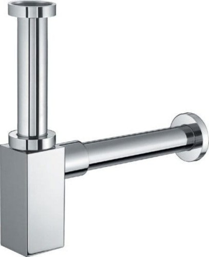 Syfon umywalkowy 5/4", odpływ 32mm, chrom