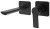 PAX bateria umywalkowa podtynkowa, czarny mat
