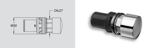 Rysunek techniczny - Głowica zapasowa do QK40051