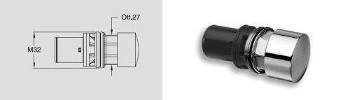 Rysunek techniczny - Głowica zapasowa do QK15051