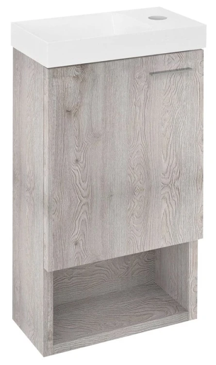LATUS XI szafka umywalkowa 30x53x16,5cm, dąb Mocca