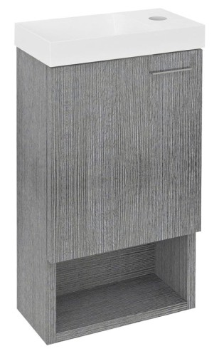 LATUS XI szafka umywalkowa 30x53x16,5cm, dąb srebrny
