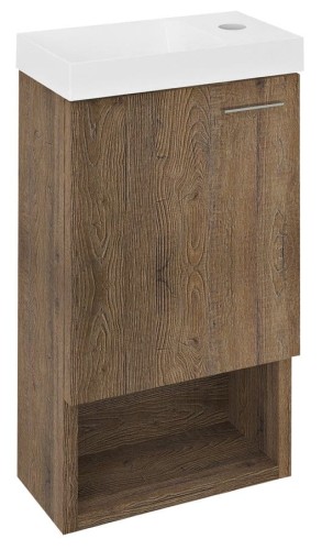 LATUS XI szafka umywalkowa 30x53x16,5cm, dąb Sherwood