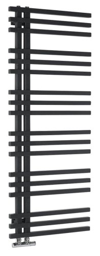 SOPHINA grzejnik łazienkowy 600x1215 mm, czarny mat