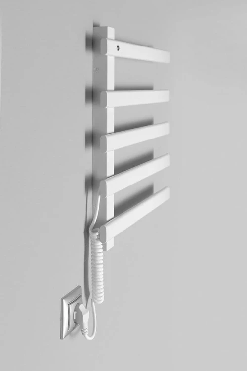 ELCOR  elektryczna suszarka na ręczniki 480x520x50 mm, 63 W, biały mat #2